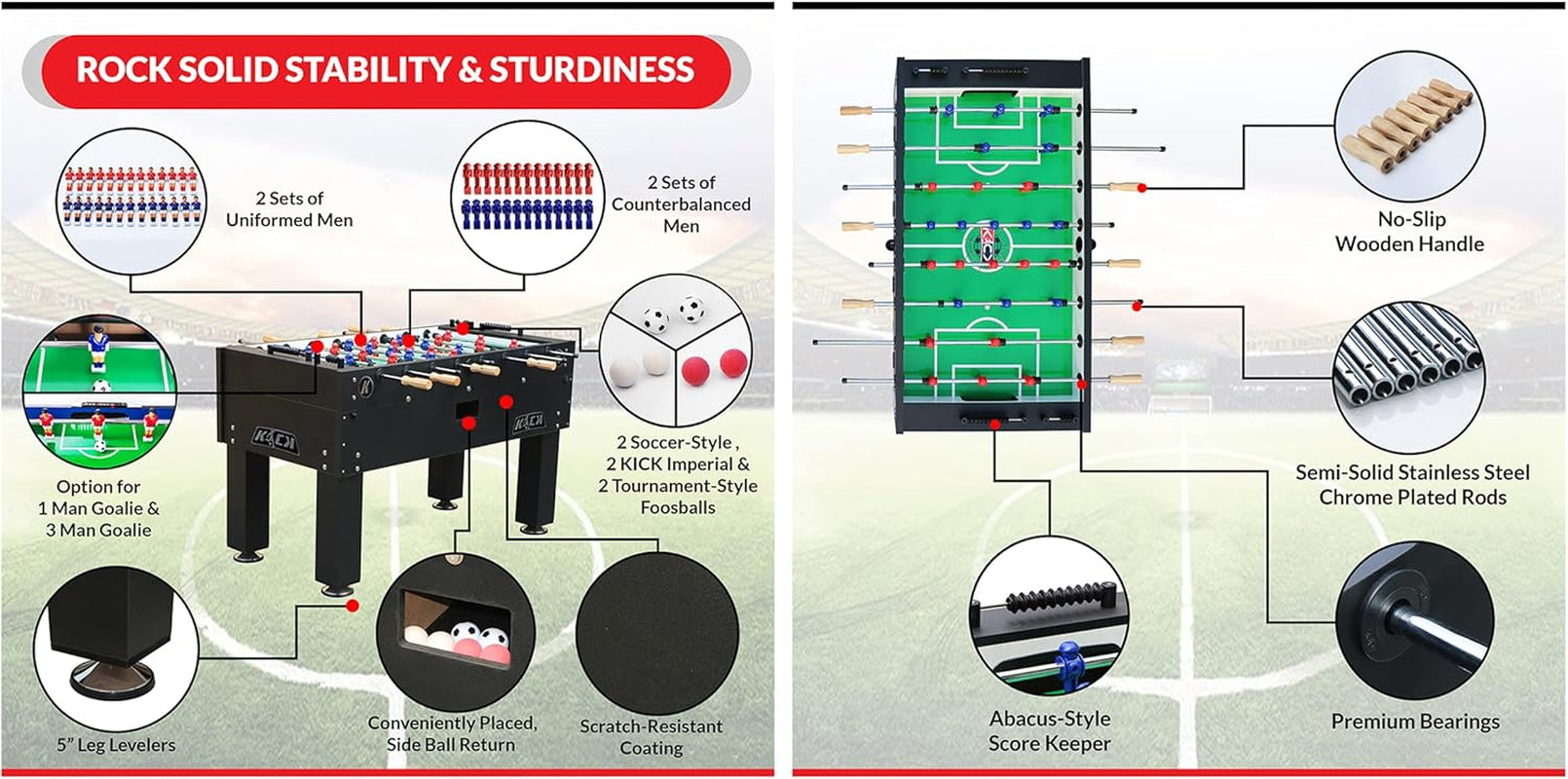 Titan 55" Tournament Foosball Table